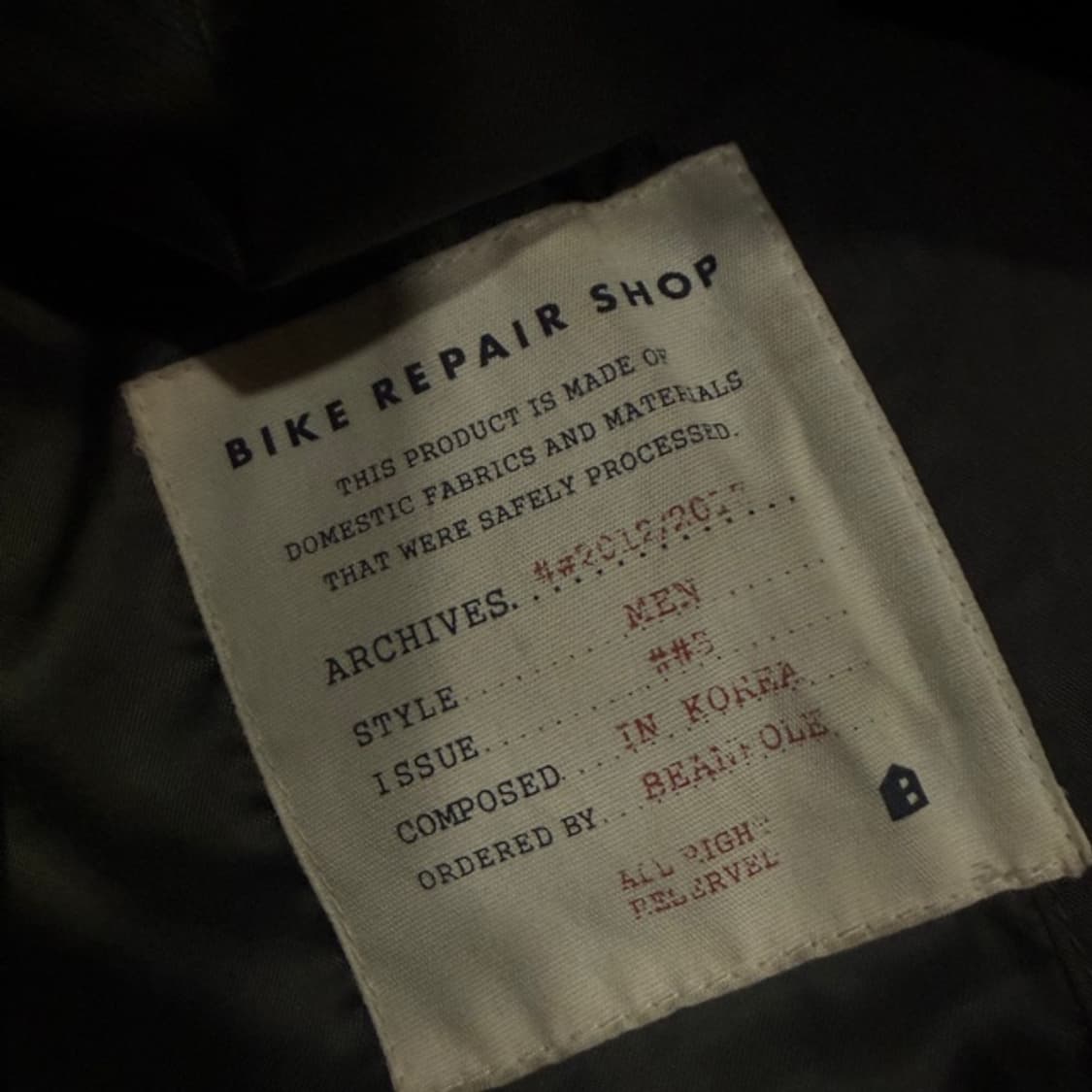 100 빈폴 울 체크 다운 패딩 상품이미지4