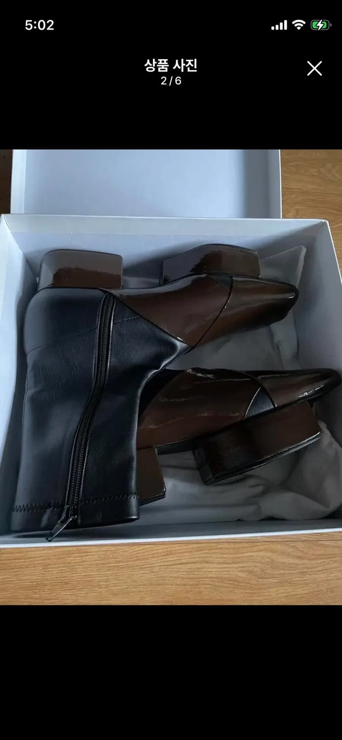 Flatapartment 스퀘어드 토 플랫폼 부츠 상품이미지6