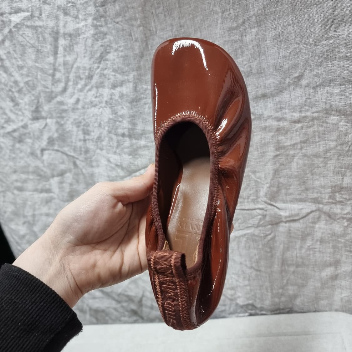 랑방컬렉션 밴딩 구두 키튼힐 슈즈 신발 힐 (235mm) 상태최상 상품이미지5