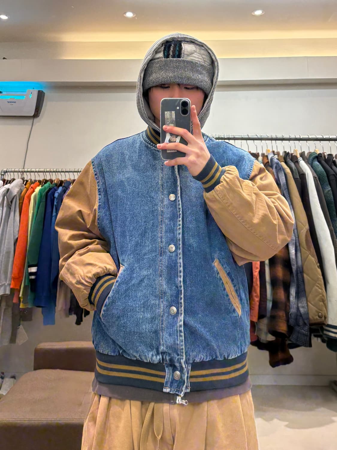 Dunbrooke 데님 바시티자켓 상품이미지8