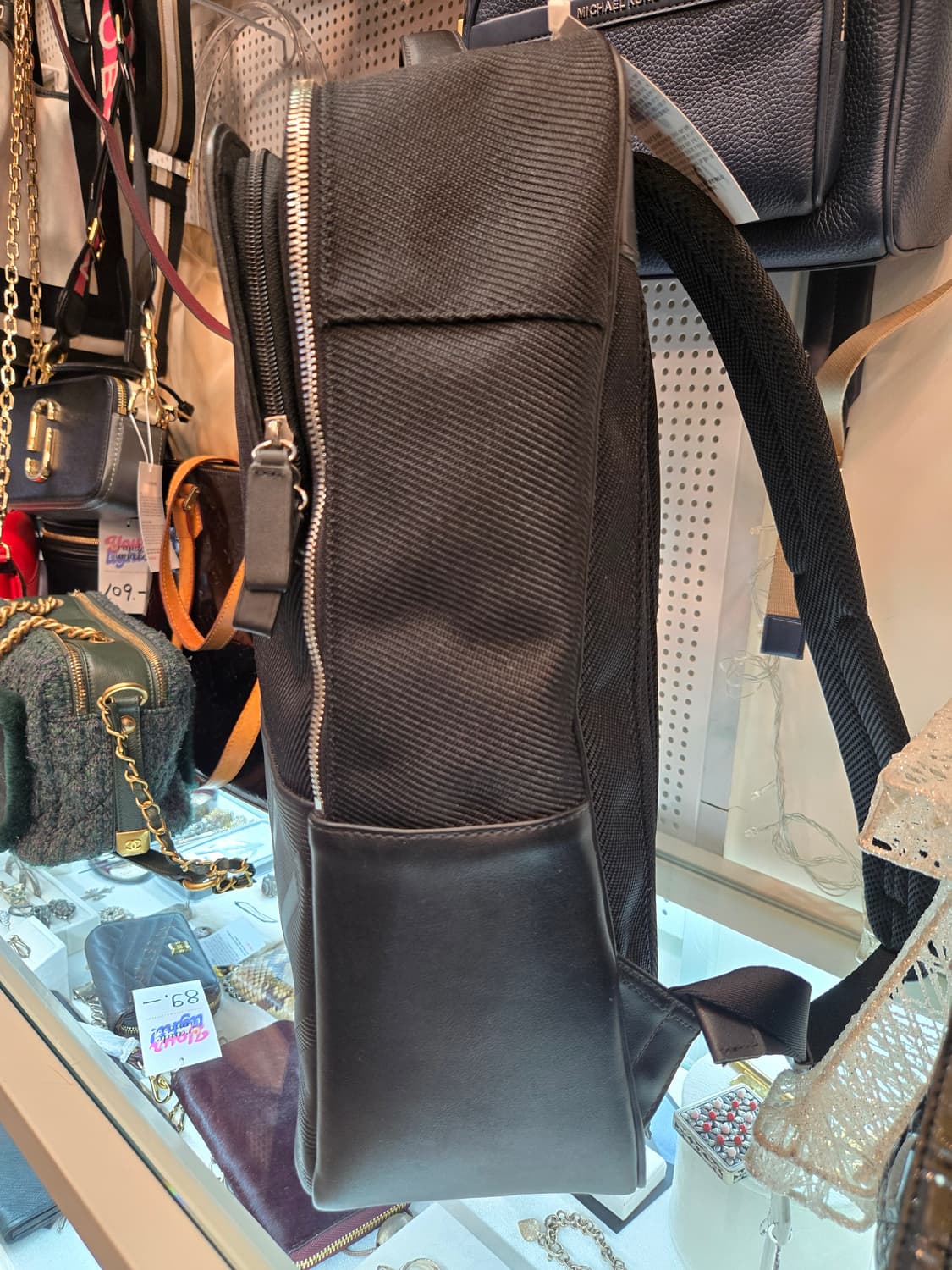 DAKS 런던 블랙 비즈니스/캐주얼 백팩 (남성용) -  상품이미지7