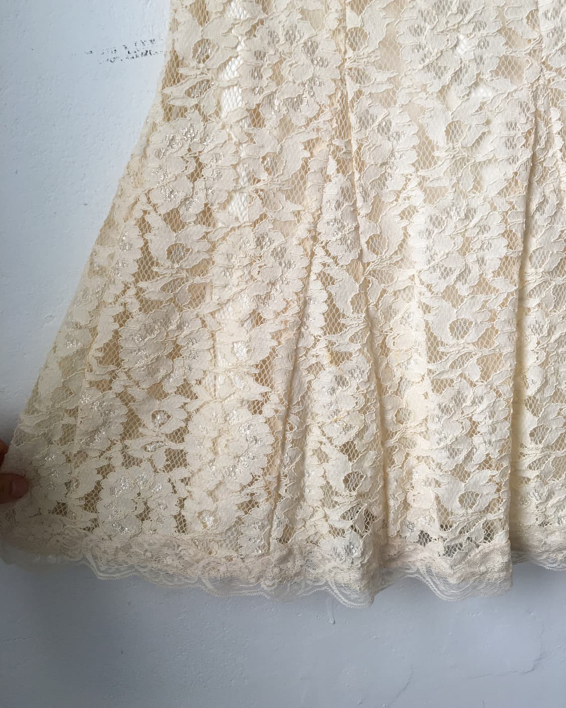Lace flare midi skirt 상품이미지3