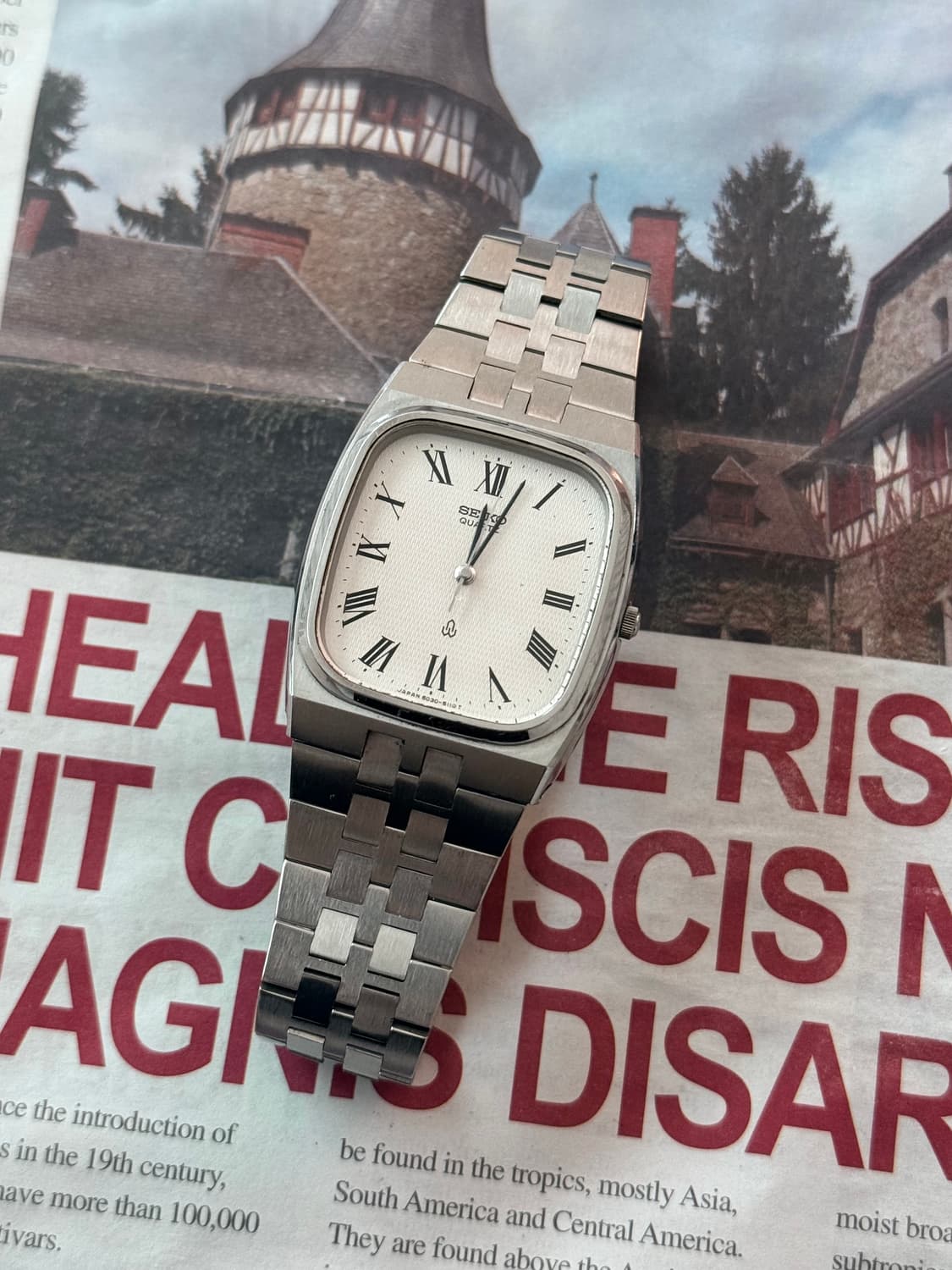 Seiko 세이코 Square Quartz TV 스크린 상품이미지2