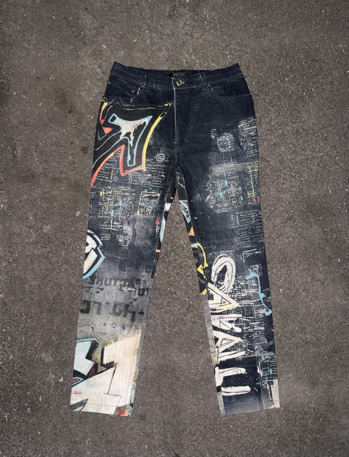 Roberto Cavalli Geometric printing jeans 상품이미지1