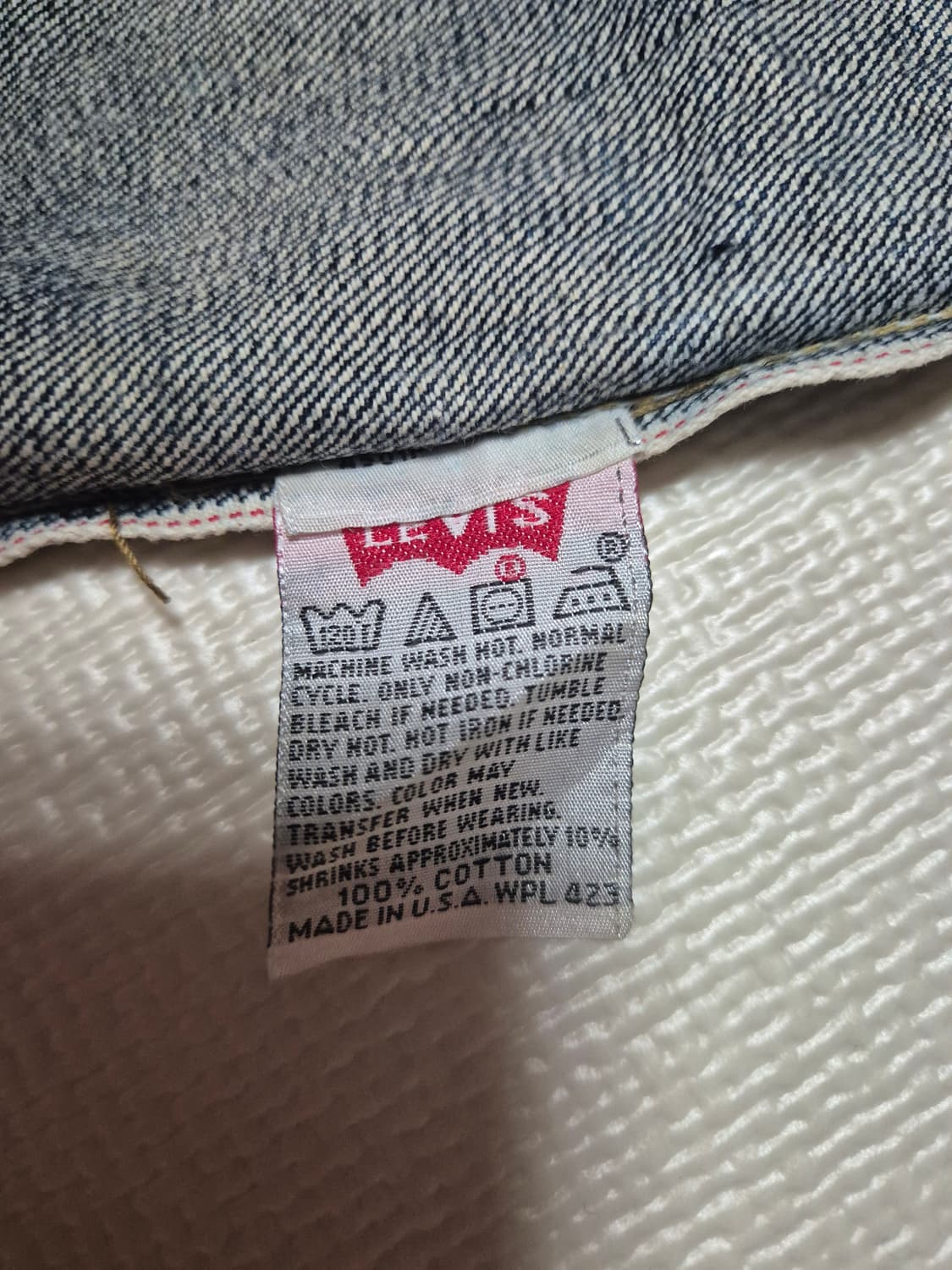 90s 리바이스 501XX made in USA 데님 팬츠 상품이미지4