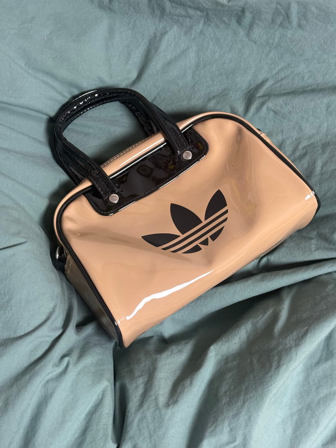 아디 컬러 미니볼링백 브라운 상품이미지2