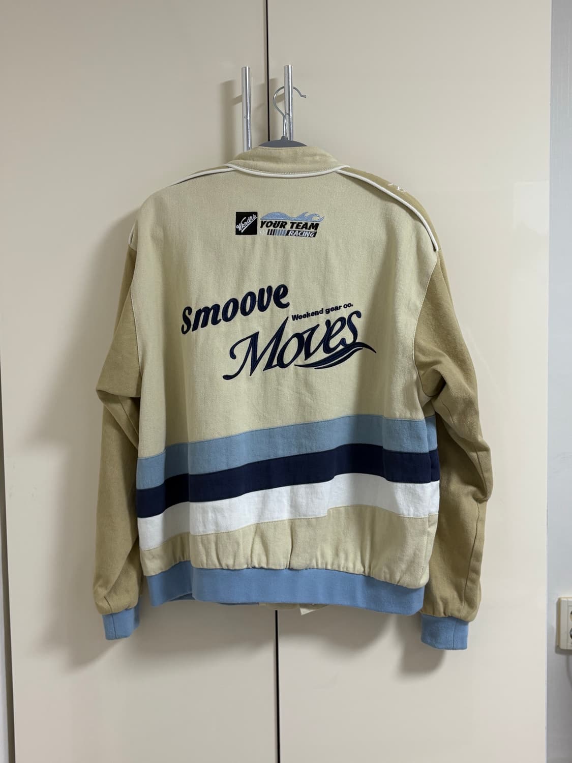 위캔더스 레이싱 자켓 SM RACING JK (BEIGE) M 상품이미지2