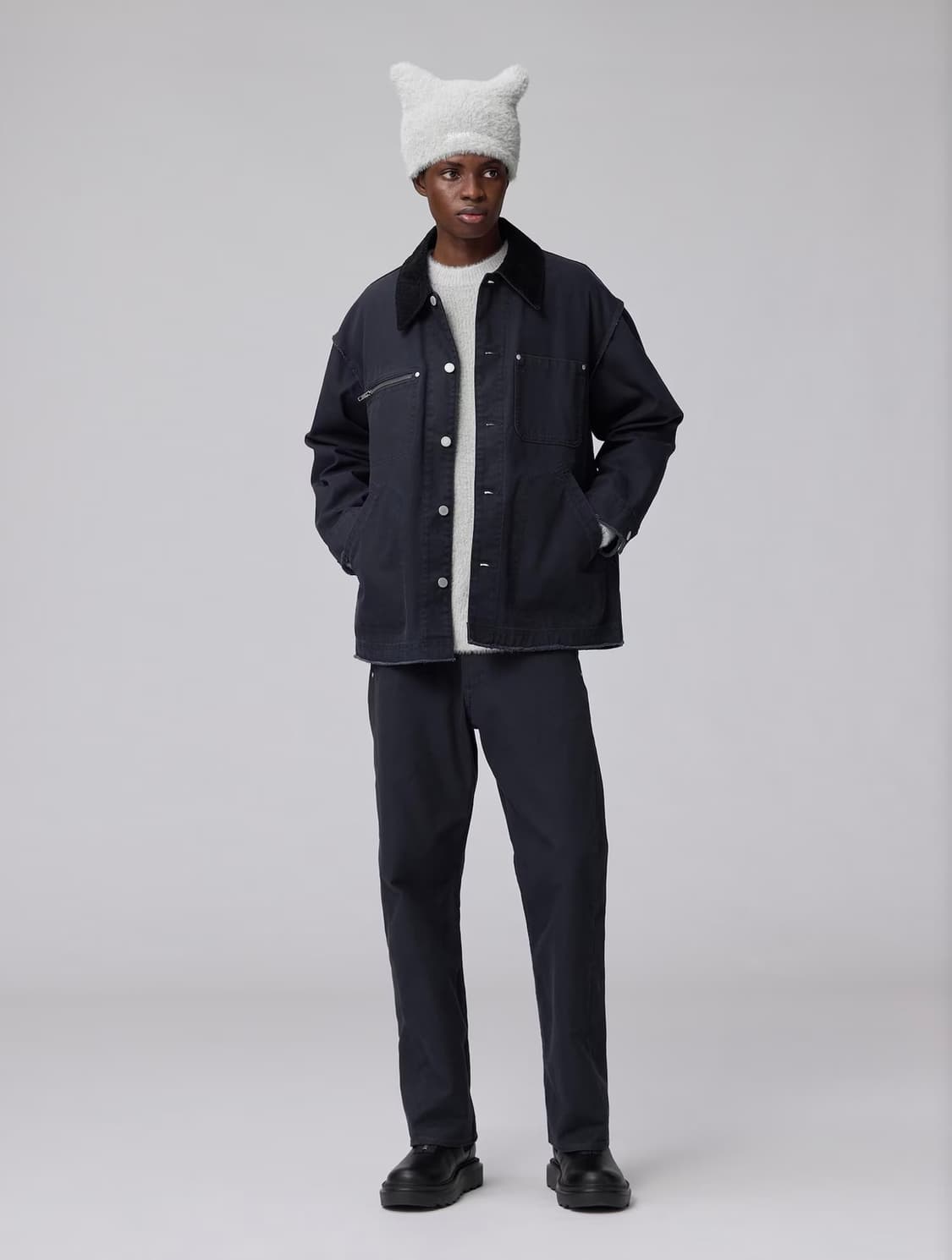 Gu 언더커버 커버 올 워크 자켓 네이비 / M 상품이미지2