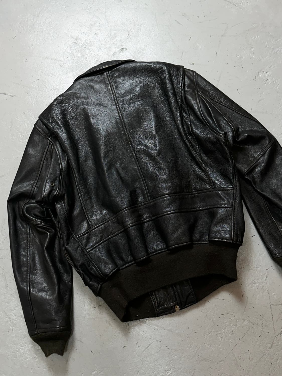 90's OG USA 아비렉스 레더 A-2 자켓 빈티지 레더 봄버 자켓 상품이미지6