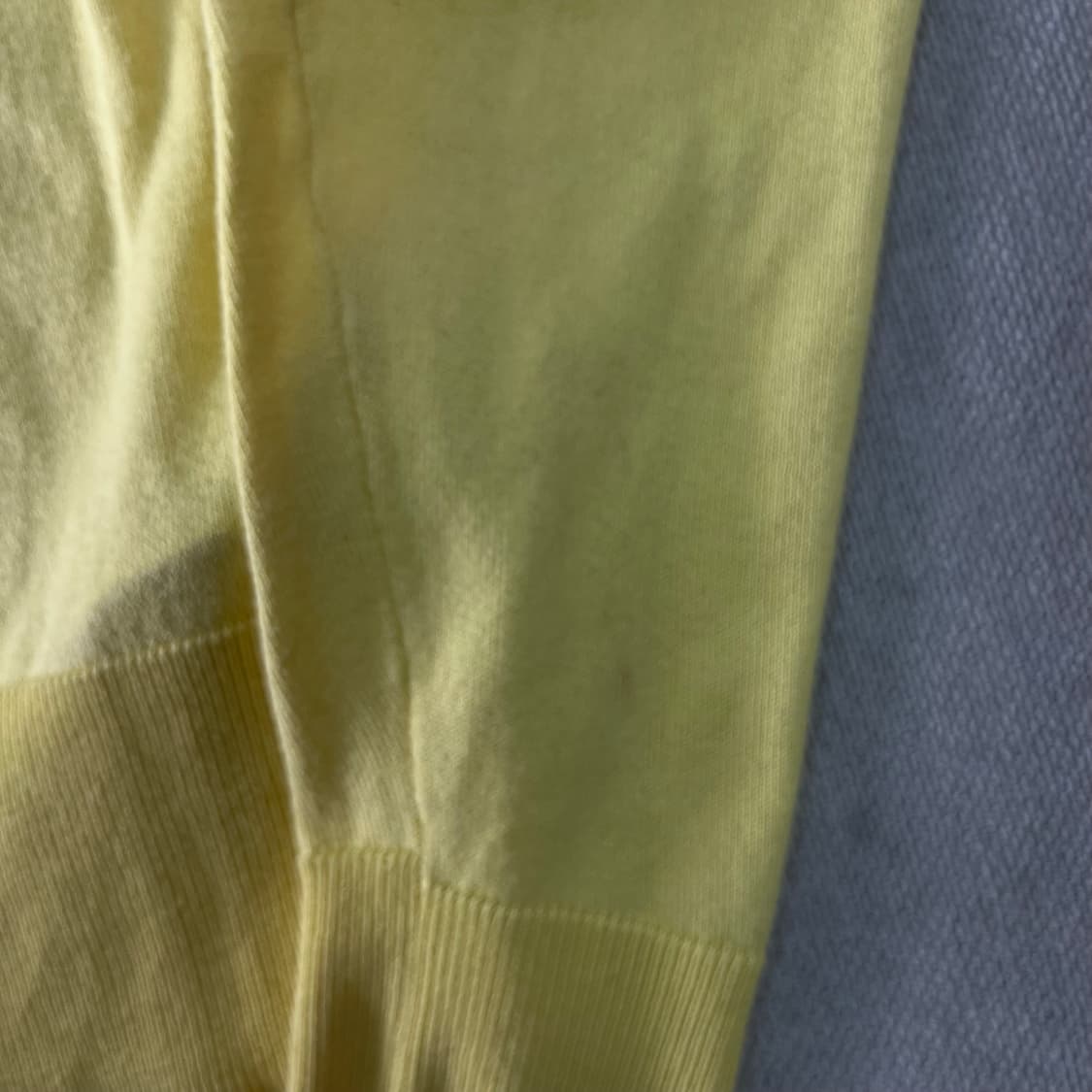 W 95 폴로랄프로렌 신형라벨 옐로우 코튼 가디건 상품이미지5