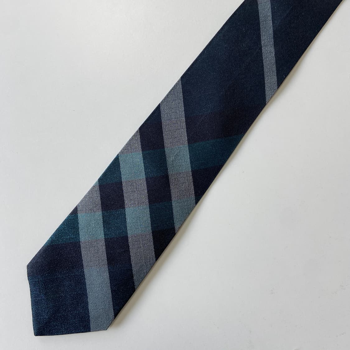 버버리 체크 신형라벨 명품 정품 넥타이 (Burberry) 상품이미지6