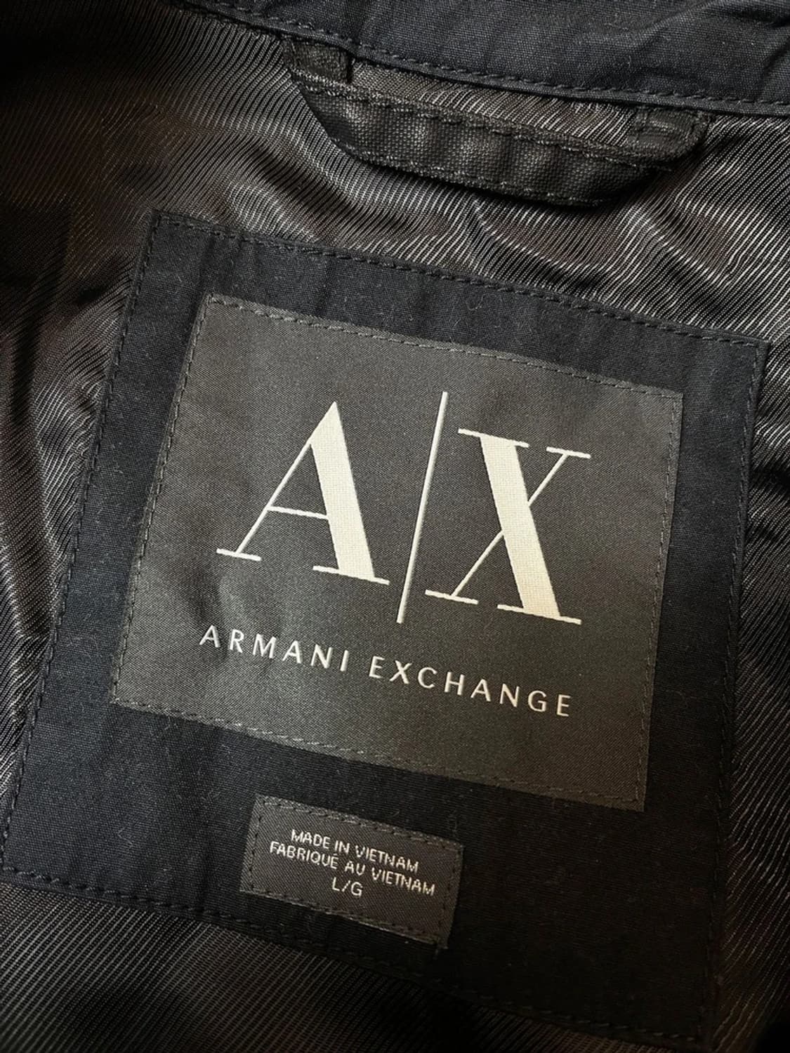 아르마니 익스체인지 00's 코팅 트림 트렌치 코트 PN7840 상품이미지8