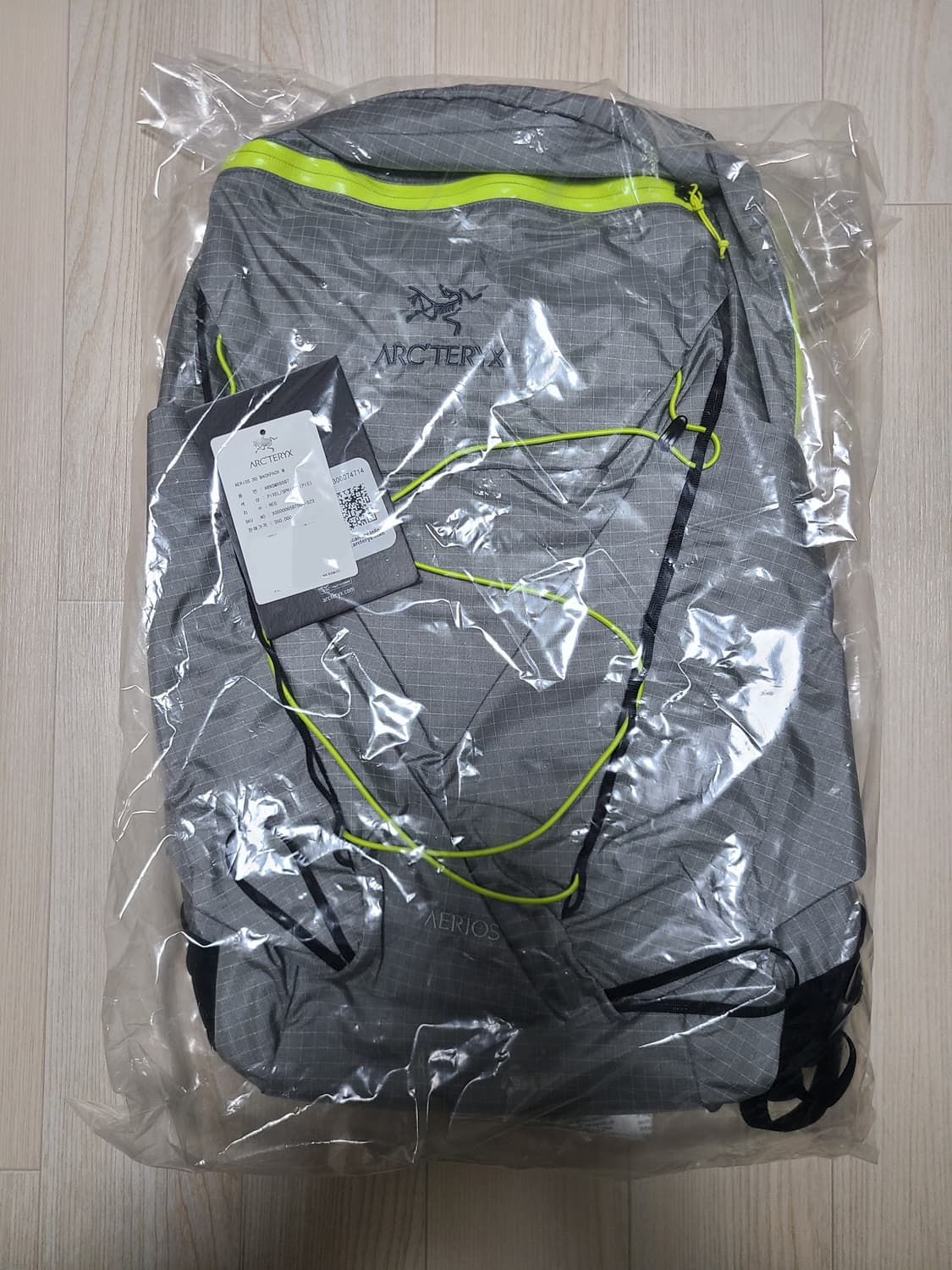 새상품 아크테릭스 에어리어스 30 남성 REG 픽셀 스프린트 상품이미지1