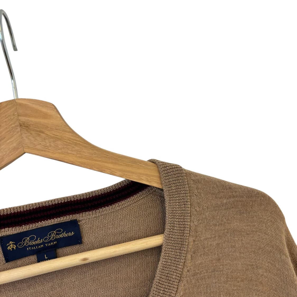 브룩스브라더스 메리노 울 브이넥 니트 상품이미지3