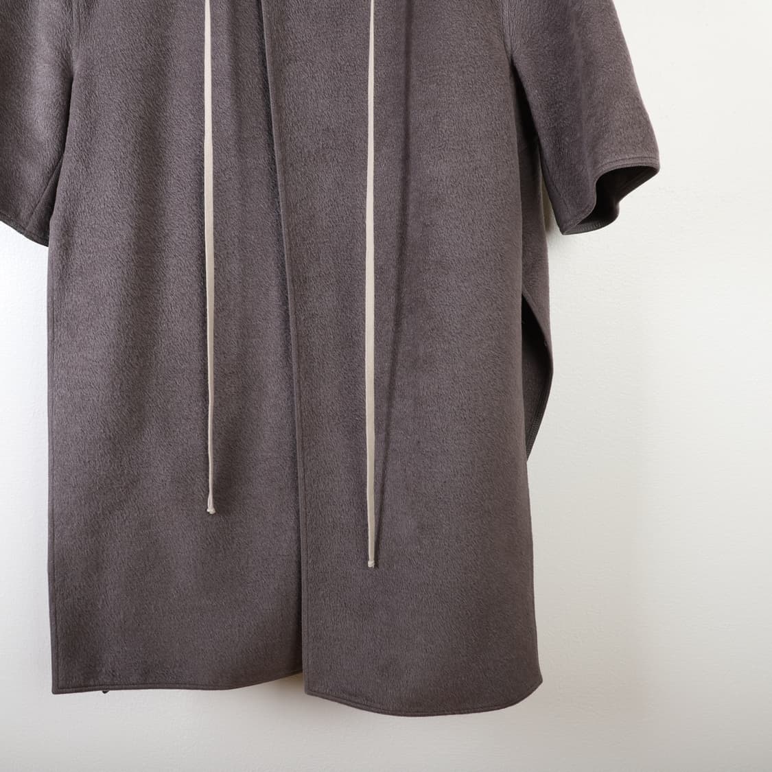 38 / Rick Owens 릭오웬스 실크 헤어 후드 코트 상품이미지4