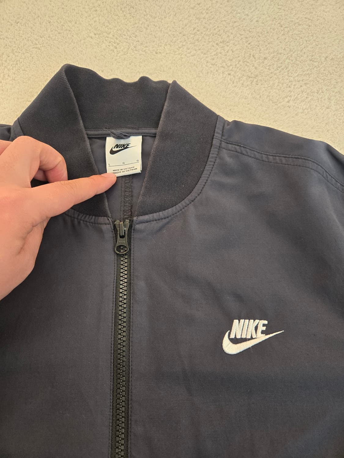 나이키 블랙 봄버자켓 / 블루종 L 상품이미지4