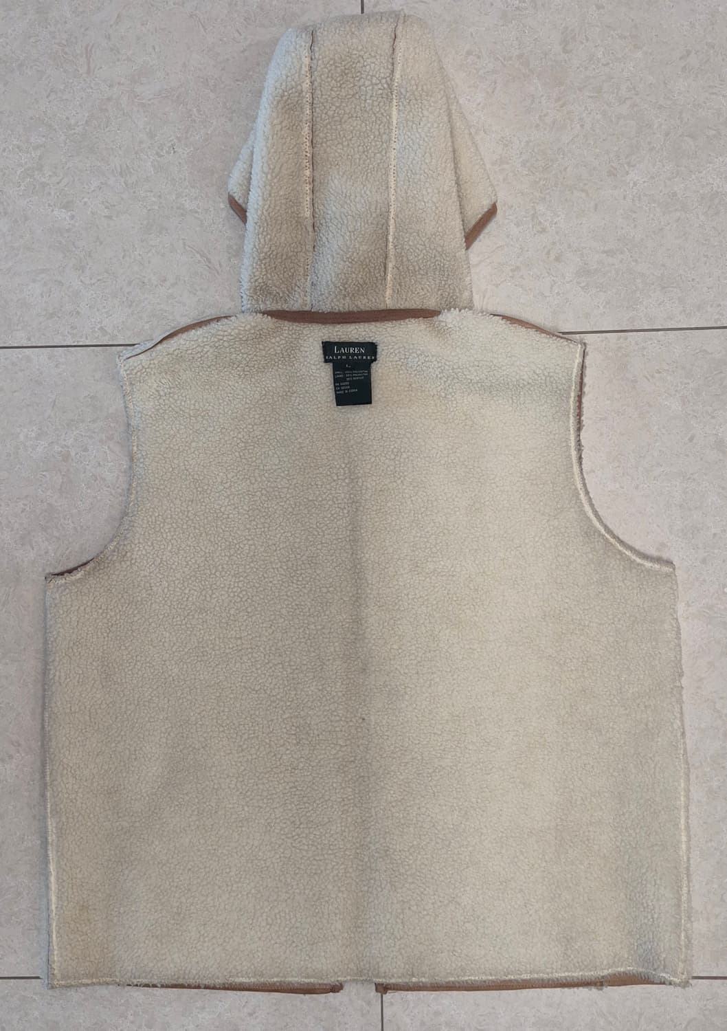 90s
LAUREN Fleece Hoodie Zip-Up Vest (L) 상품이미지8