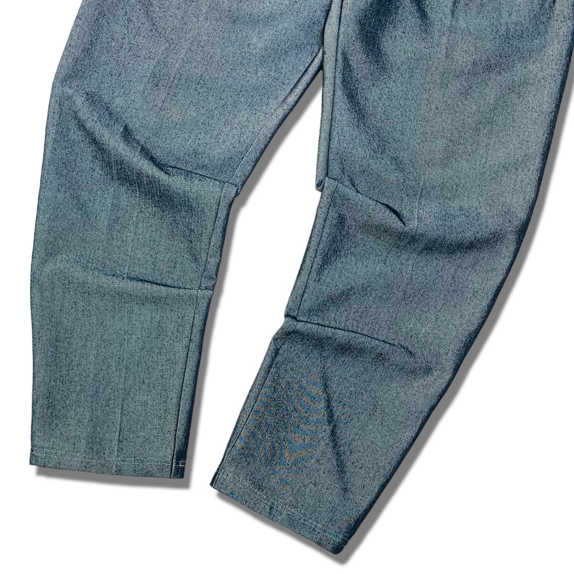00s GUESS USA 실버 코팅 데님팬츠 상품이미지5