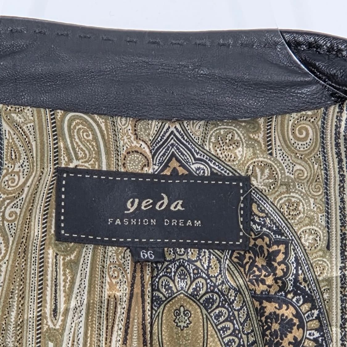 YEDA 빈티지 페미닌 셔링 리얼 양가죽 레더 자켓 66 상품이미지6