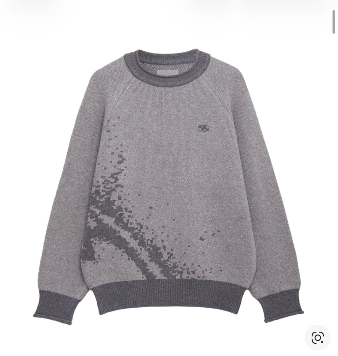 산산기어 모자이크 니트 그레이 Sansan Gear Mosaic Knit 상품이미지1