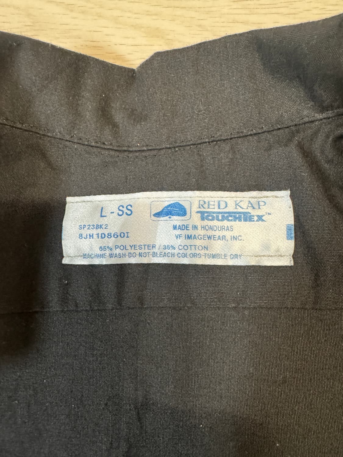 Red Kap 롤링 스톤즈 올드스쿨 워크셔츠 블랙 L 상품이미지3