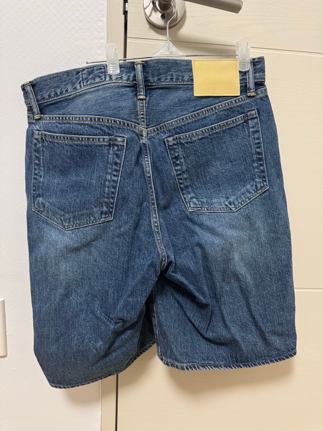 카키스 릿지 데님 쇼츠 미드 블루 L(새상품) 상품이미지4