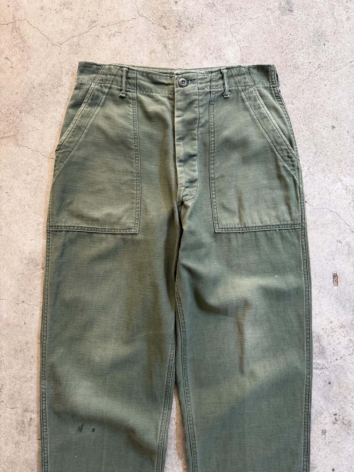 70s U.S Army OG-107 Cotton Utilit Pants 상품이미지3