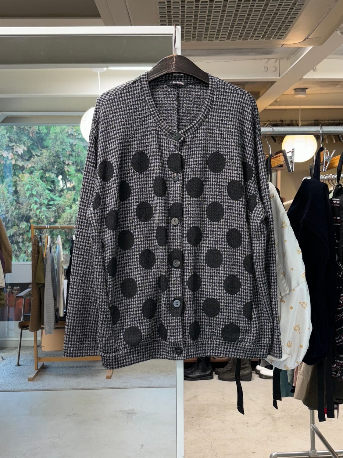 Y's for living 도트 건클럽 가디건 상품이미지1