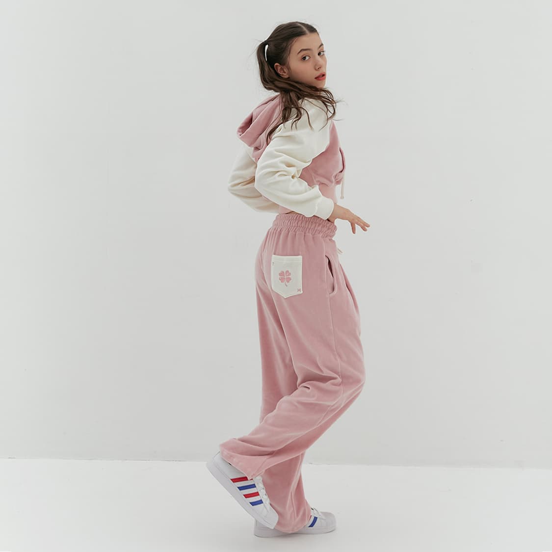 토미라이프 벨로아 벨벳 트레이닝 세트 무료배송 상품이미지3