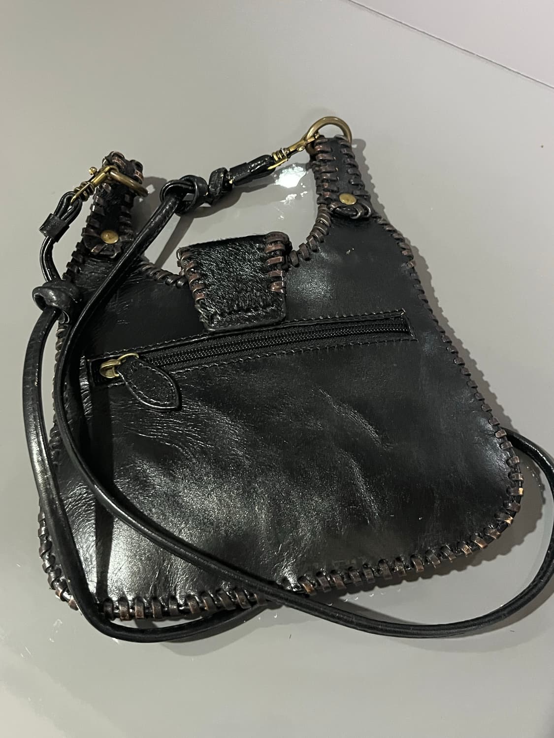 송치가죽 미니백 상품이미지3