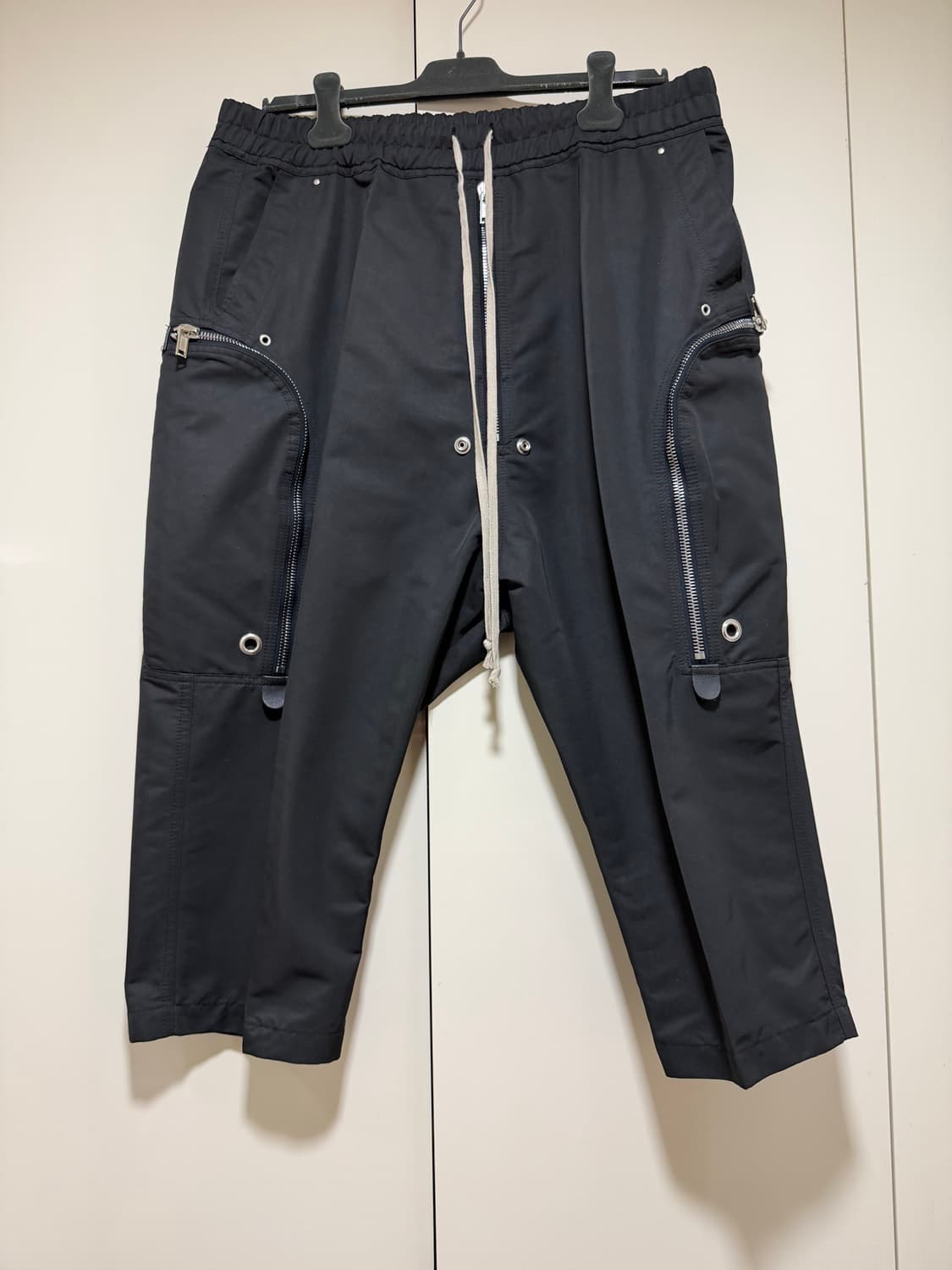 Rick Owens 바우하우스 크롭 팬츠 블랙 상품이미지1