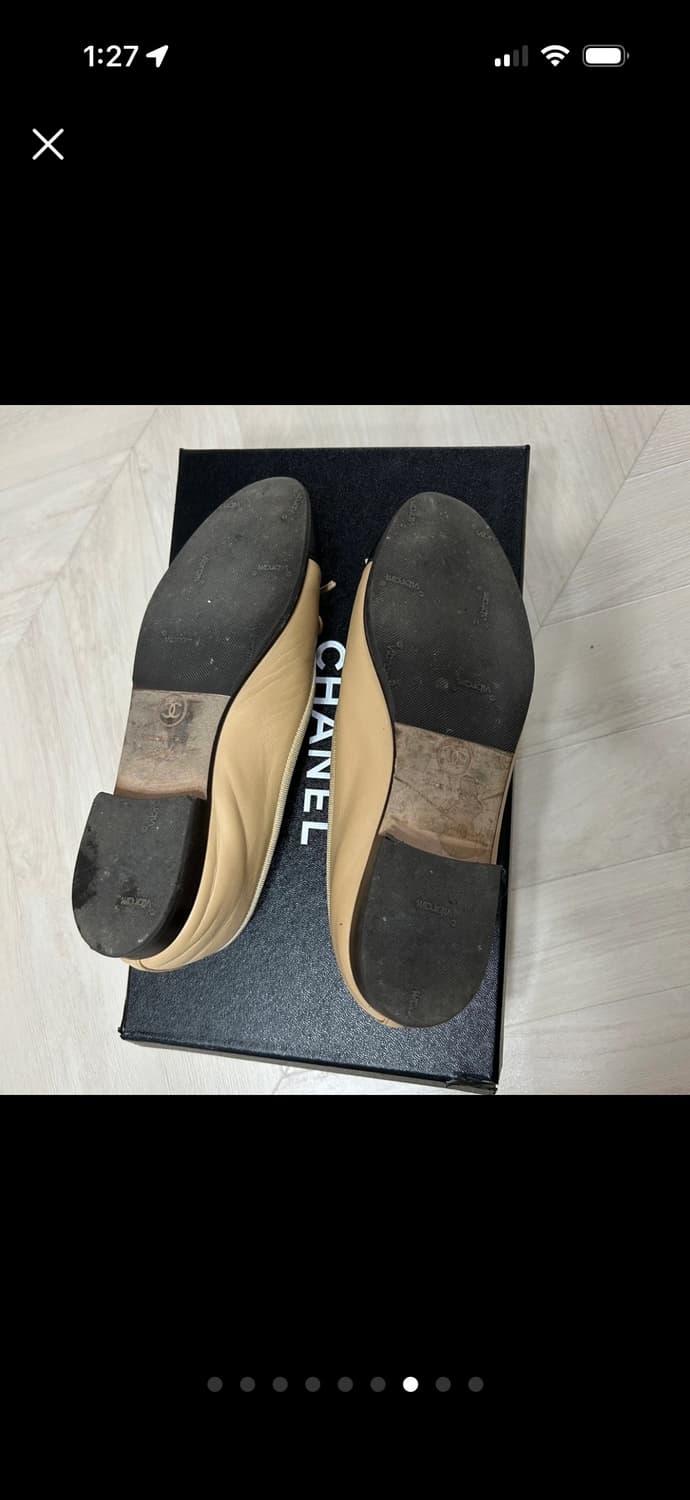 샤넬 발레리나 검베 플랫슈즈 34.5(225) 상품이미지7