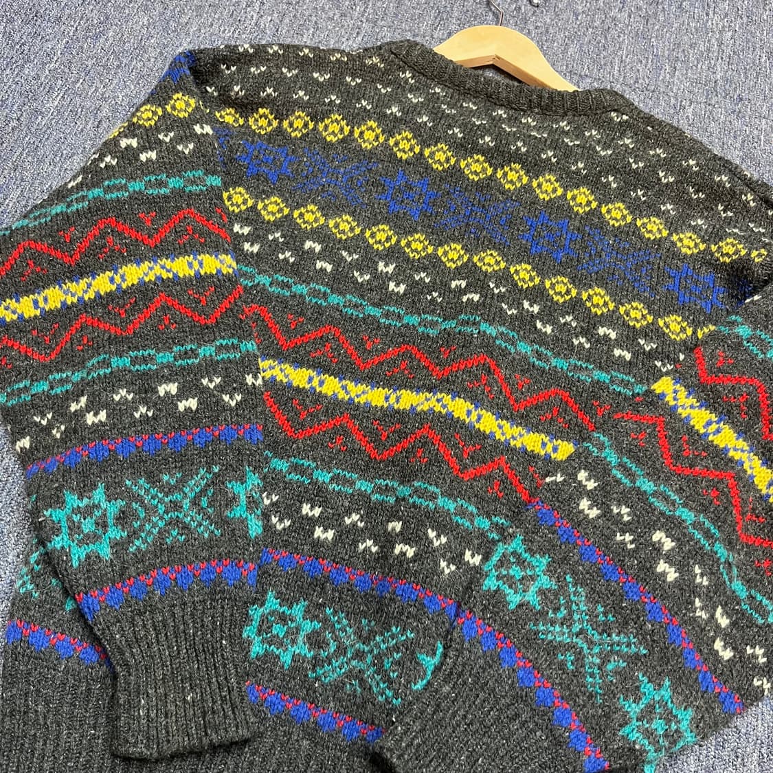 90s royal north mills 울 혼방 니트 상품이미지4