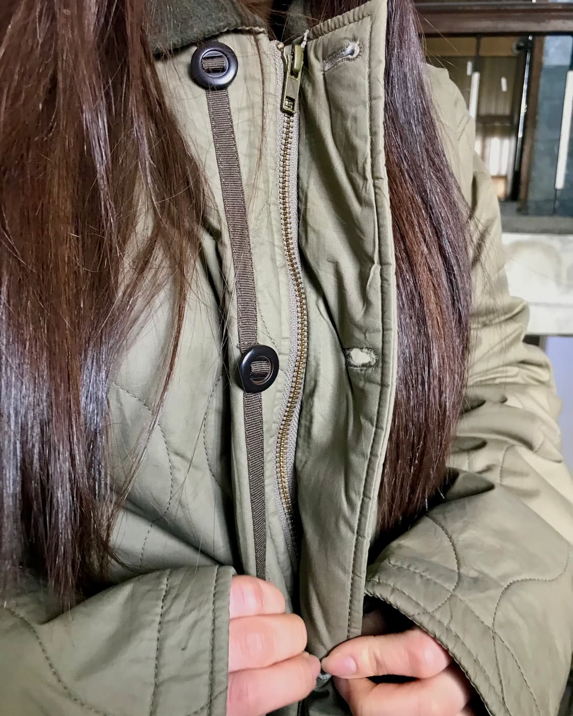 코지 한스푼 카키 재킷  상품이미지6