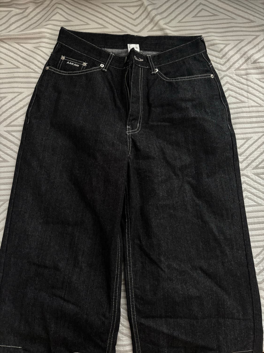 아캄 데님 바지 AAKAM snake denim pants 상품이미지3