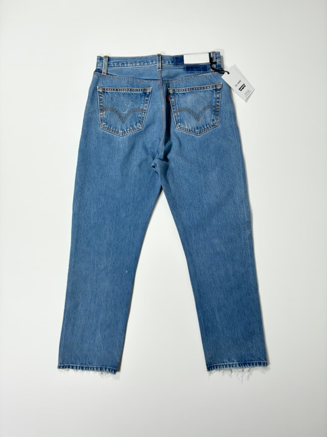 리바이스 X 리던 하이 라이즈 스토브 파이프 데님 팬츠 인디고 27사이즈 상품이미지2