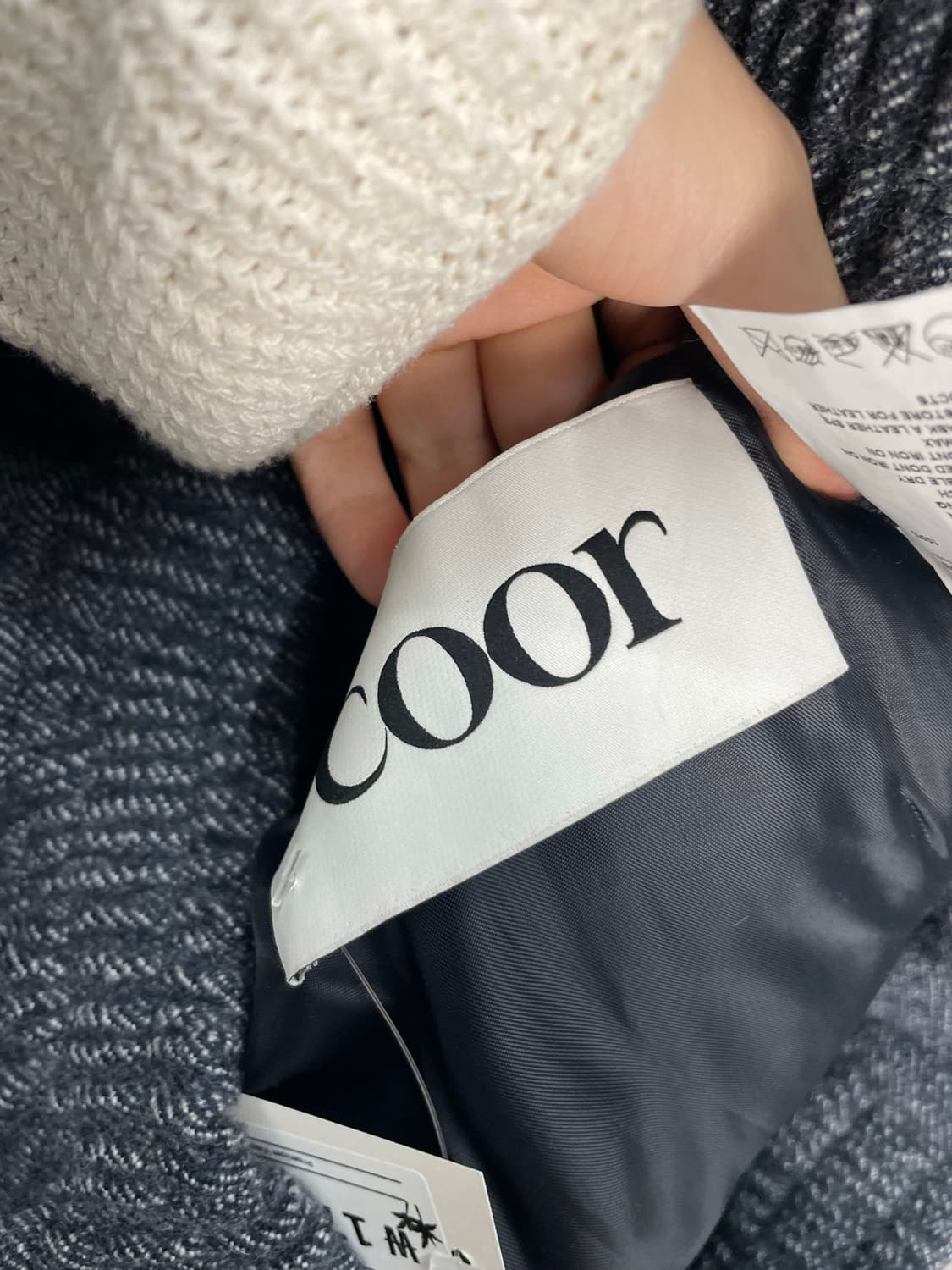 쿠어 버진 울 투웨이 블루종 자켓 H2105 상품이미지5