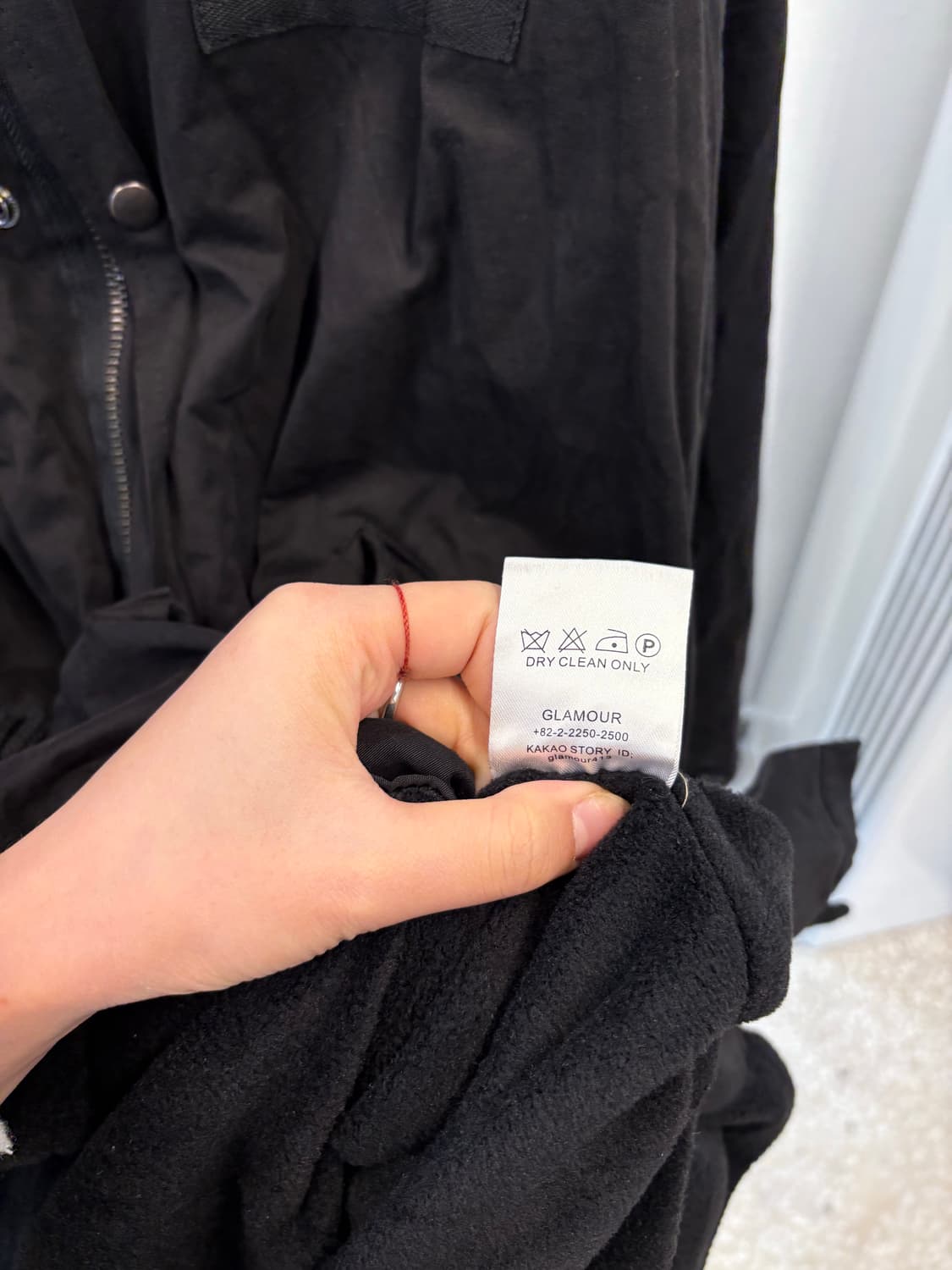 GLAMOUR long field jk blk 상품이미지8