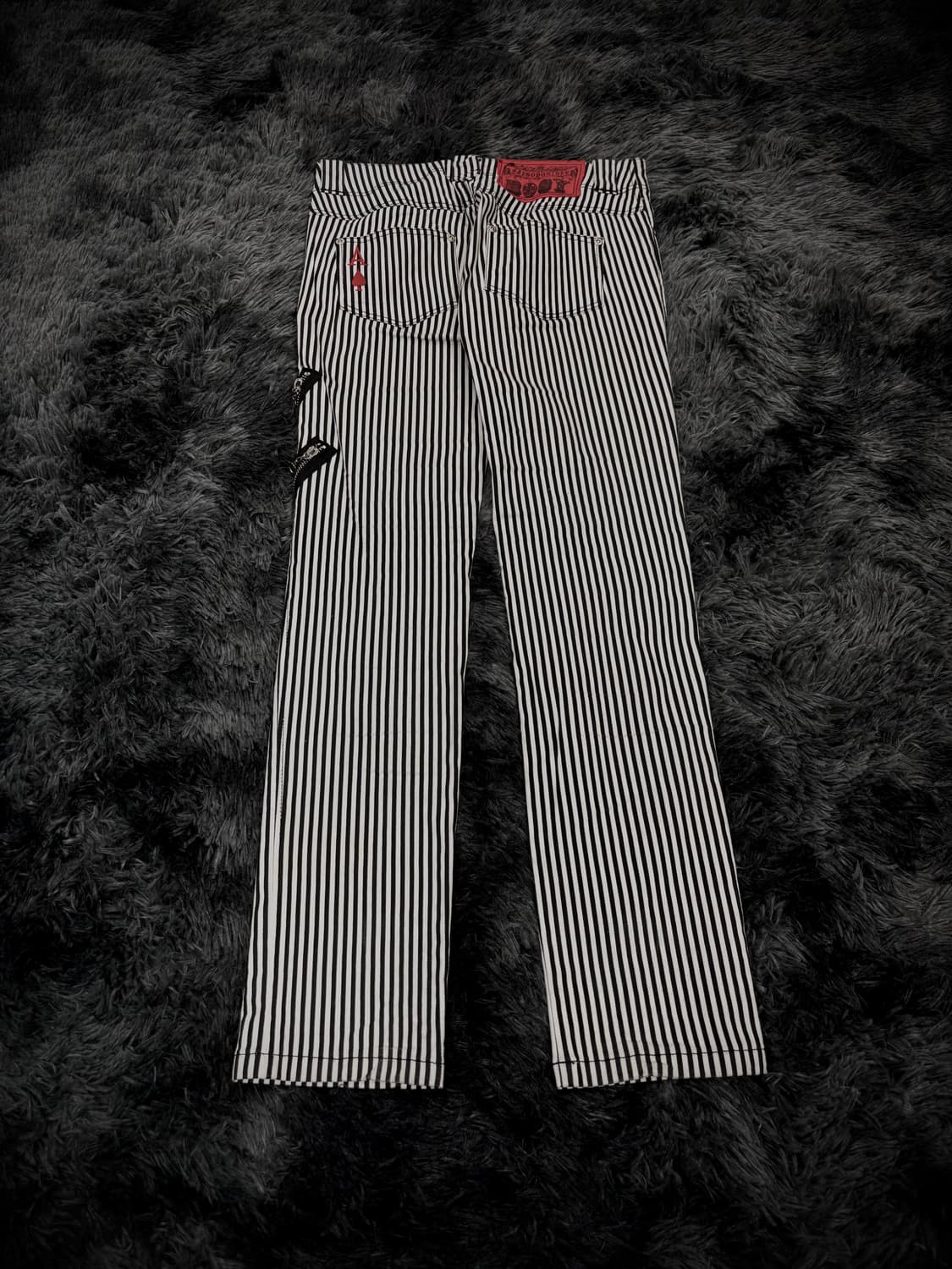 Algonquins 펑크 스트라이프 스키니핏 팬츠 상품이미지2