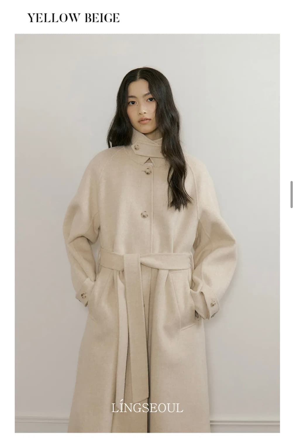 링서울 울 핸드메이드 코트 상품이미지3