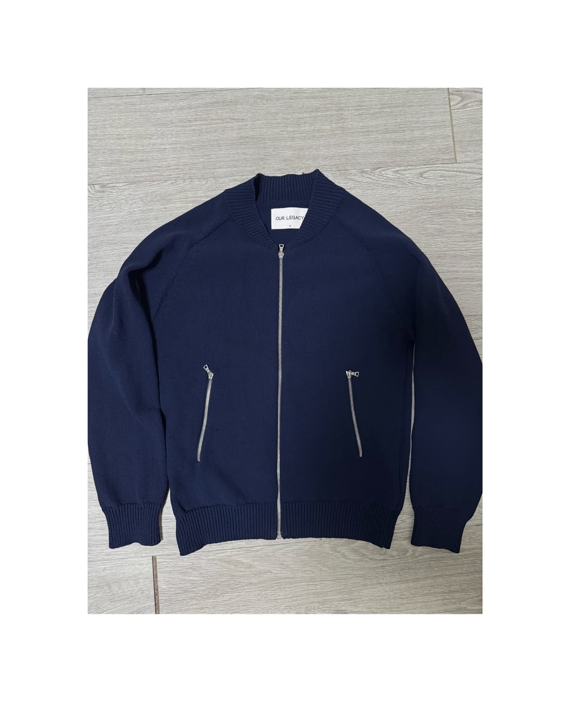 아워레가시 니트 집업 상품이미지1