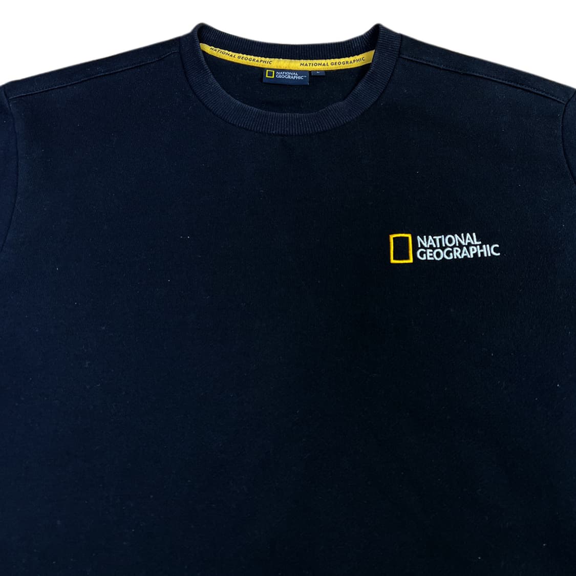 내셔널지오그래픽 와펜 블랙 맨투맨 L 상품이미지2