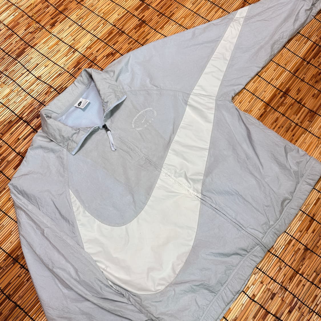 나이키 올드스쿨 소라색 빅스우시 바람막이 XL 상품이미지4