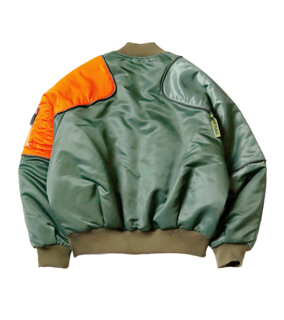 캐피탈 나일론 샴 시아미스 봄버 ma-1 자켓 카키 상품이미지2