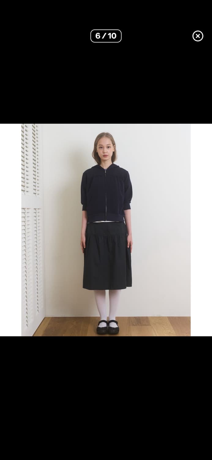 페스토 셔링 집업 후드 네이비 상품이미지2