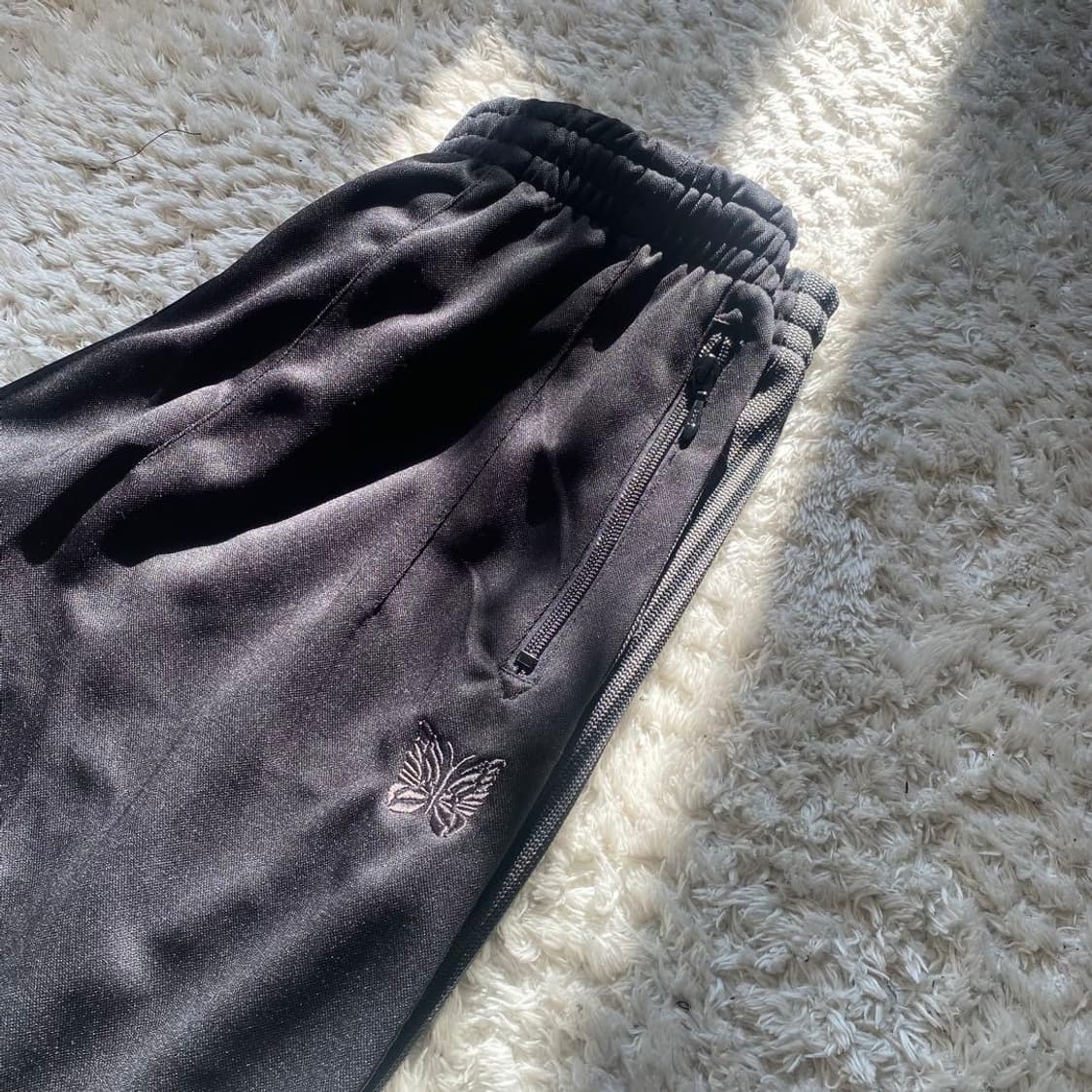 니들스 x LHP 트랙 쇼츠 폴리 스무스 블랙 S 상품이미지2