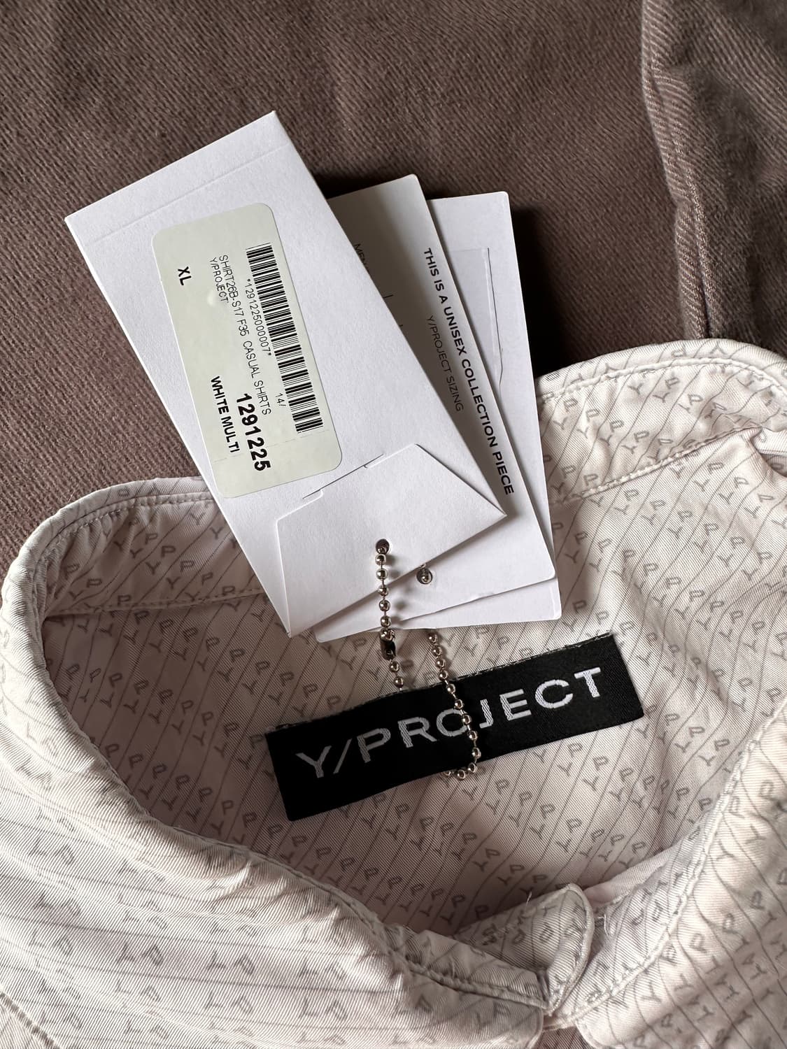 와이프로젝트 / 올오버 로고 셔츠 / XL 상품이미지2