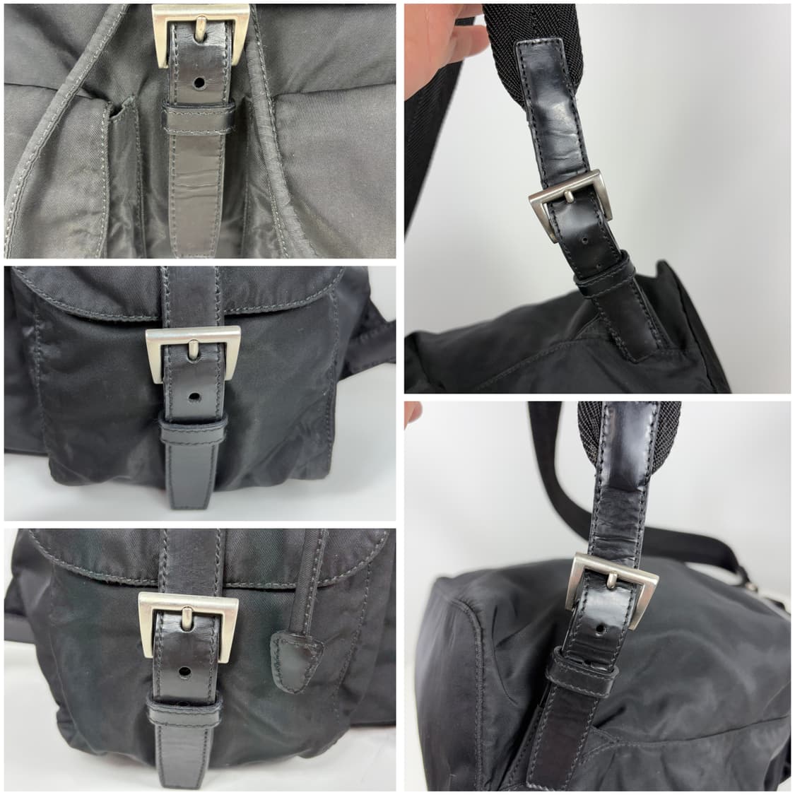 프라다 나일론 투포켓 미듐 백팩 상품이미지9