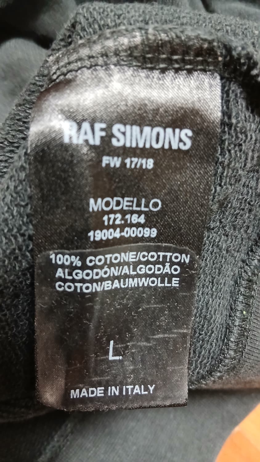 라프시몬스 17fw detlef e81 후드 상품이미지2