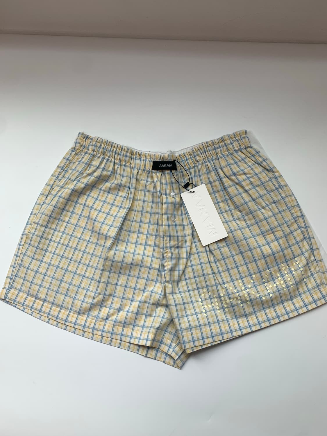 AAKAM Check Boxer (Yellow) 상품이미지6